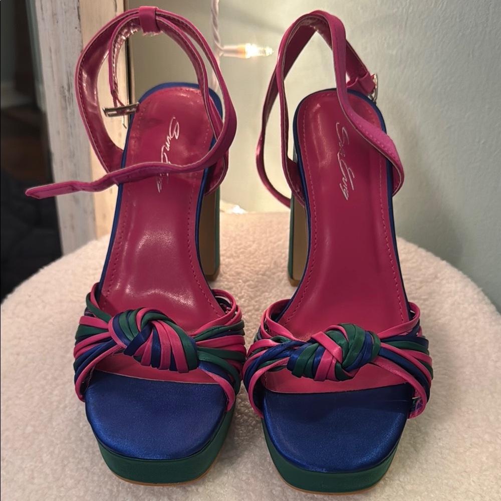 Colorful Women's Strappy Sandals
